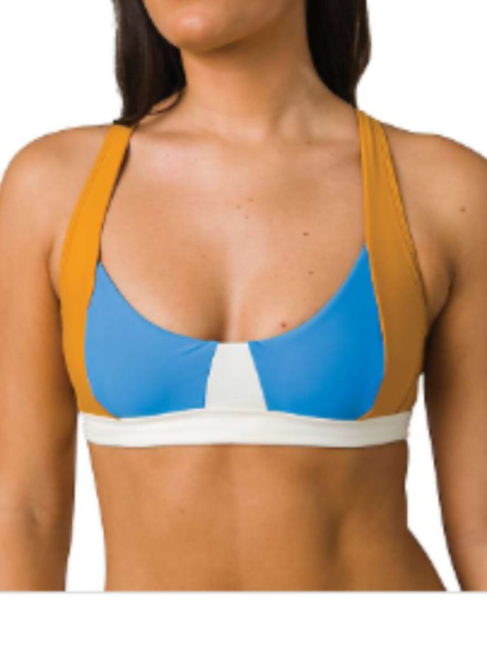 prAna - SWIM SET - TULUM TOP CLEAR SKY COLORBLOCK / ATALIA BOTTOM DEEP SOLSTICE - Picture 10 of 11
